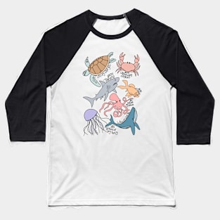 Sea life love puns Baseball T-Shirt